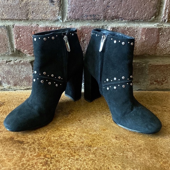 Sam Edelman‎ black studded suede booties - Picture 3 of 8